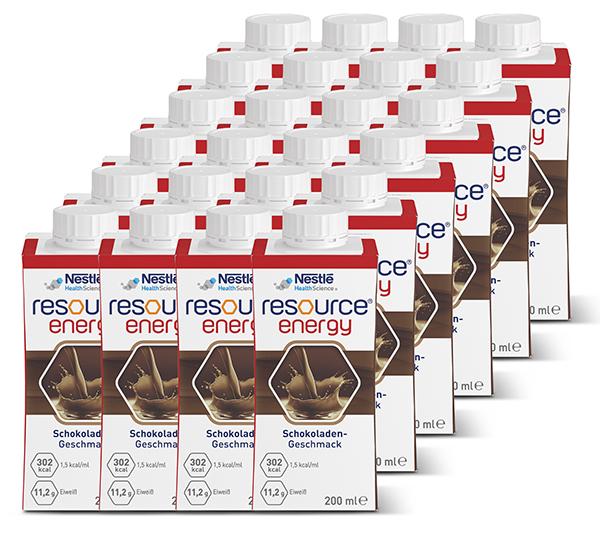 Resource Energy Schokolade, 6 x 4 x 200 ml